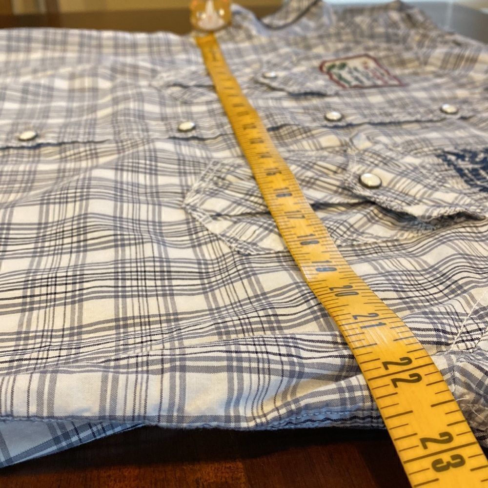 American Rag Snap Button Men’s Button Down Shirt Size Large - Picture 8 of 12